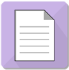 Paper Icon Purple