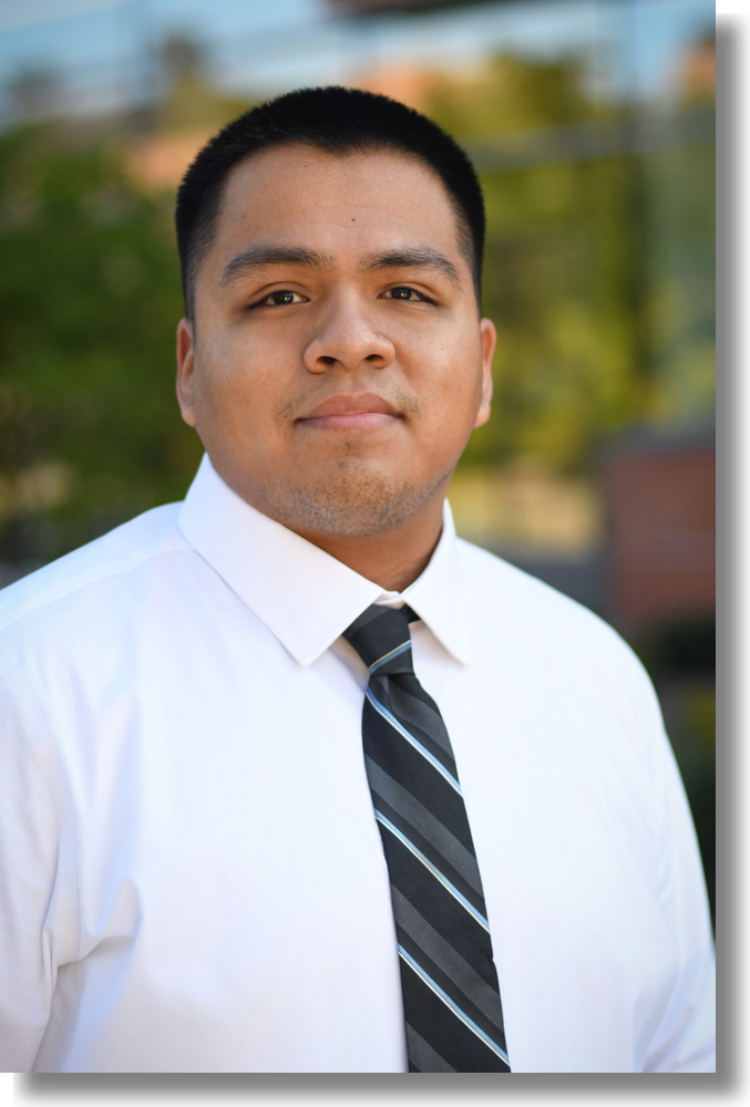 A three quarters portrait of Eriberto